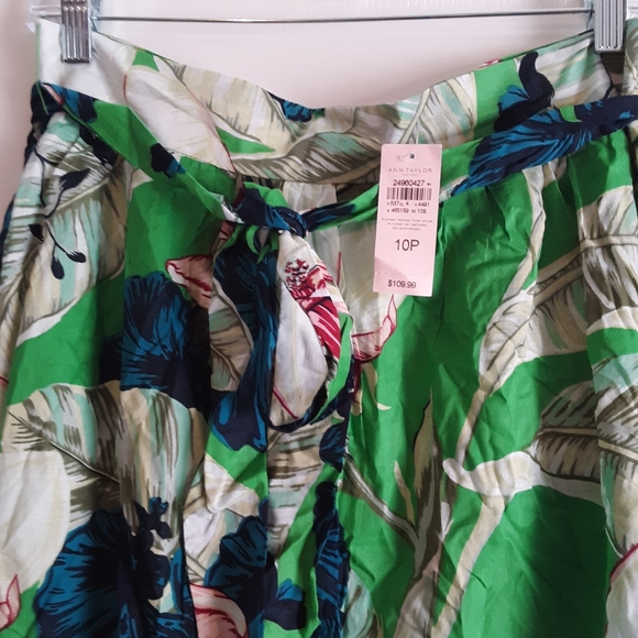 ATF Green Floral Maxi Skirt. Size 10P. - Picture 4 of 6